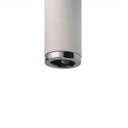 Ver imagem 4 de Pendente Tubo Palito 30cm - Branco com Anel Prata
