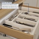 Ver mais imagens de Cozinha 11 Peças Condessa Canto Torre Quente 100% MDF Bege/Carvalho Greige