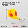 Trena de Bolso Série 5m/16' Mm/pol Sts34-5me - Starrett - 4