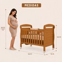 Ver imagem 5 de Berço Danny 2 em 1 para Colchão 130x70cm 100% MDF /Savana
