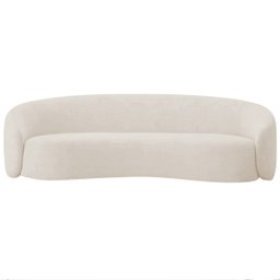 Sofá 3 Lugares 180cm Orgânico Luxo Recepção Amore Linho - Doce Sonho Móveis - 7