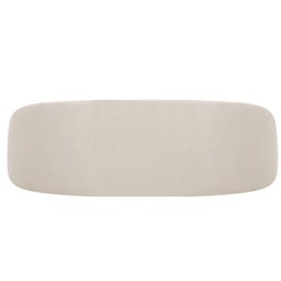 Sofá 3 Lugares 180cm Orgânico Luxo Recepção Amore Linho - Doce Sonho Móveis - 8