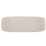 Sofá 3 Lugares 180cm Orgânico Luxo Recepção Amore Linho - Doce Sonho Móveis - 8