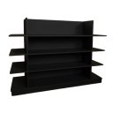 Ver imagem 1 de Gôndola Central 100% Mdf Preto - Suprema Móveis