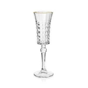 Taça Copa e Cia Vitreo com Filete Dourado Espumante 120 Ml