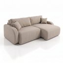 Ver imagem 2 de Sofá Cama Modular Orgânico Retrátil 4 Lugares 270cm Base Madeira Maciça Cancún