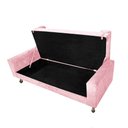 Ver imagem 4 de Recamier Baú Félix Solteiro 90 cm Suede - Doce Sonho Móveis ML/R1/FELIX/90/B/S Rosa Bebê