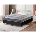 Ver imagem 1 de Conjunto Cama Box c/ Molas Ensacadas Sheffield Cinza King 193x203x65