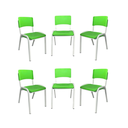 Ver imagem 2 de Kit 6 Cadeiras Iso Infantil Escolar e Creche