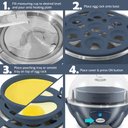 Ver mais imagens de Elite Gourmet Egc700bg Egg Cooker Elétrico 7 Ovos Azul Cobalto