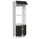 Ver imagem 3 de Torre Quente Glamy 3 Portas Branco e Preto Madesa