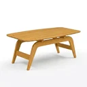 Ver imagem 2 de Mesa de Centro para Sala em Madeira Maciça 80cm Jamba Mel