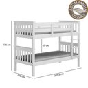 Ver imagem 2 de Beliche 730ea Castanho Acetinado Piratini com Colchão Gazin