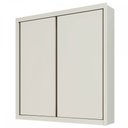 Ver imagem 5 de Guarda-Roupa Solteiro Zurique 2 Portas 4 Gavetas 100% Mdf Flex Off White/Off White/Brauna - Europa M