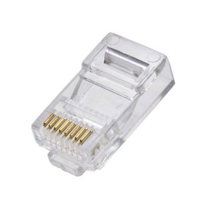 Plug Modular Rj45 Pacote com 100 Peças