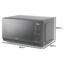 Ver imagem 5 de Micro-ondas 20l Prata Porta Espelhada Mastercook Midea Mhp20s2 220v