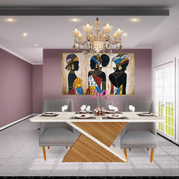 Kit 06 Cadeiras Para Sala de Jantar Ana Pés Palito Linho Bege - D'Classe Decor - 6