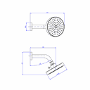 Ver imagem 3 de Chuveiro de Parede Redondo 126mm Deca Flex Cromado - Deca Deca Metais
