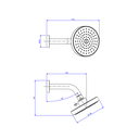Ver imagem 3 de Chuveiro de Parede Redondo 126mm Deca Flex Cromado - Deca Deca Metais