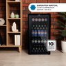 Refrigerador Expositor Vertical Eos 100 Litros Eco Gelo All Black Eev110p 110v - 9