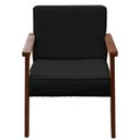 Ver imagem 4 de Poltrona Decorativa Vitoria P/ Sala e Recepção - Lobo Shopp:preto