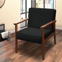Ver imagem 1 de Poltrona Decorativa Vitoria P/ Sala e Recepção - Lobo Shopp:preto