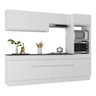 Armário de Cozinha Completa 5 Peças com Rodapé Mp2180 Made Multimóveis Branco - 1
