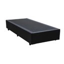 Ver imagem 1 de Base Box Solteirão King Blindado Sintético Preto 203x96x40xm