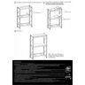 Mini Porta Pallet Inicial 500kg com 3 Longarinas 2,00 X 1,20 X 0,80 sem Bandeja - Ultra Móveis - 4
