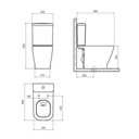 Ver imagem 4 de Vaso Sanitário com Caixa Acoplada Roca Gap C323723000 Branco