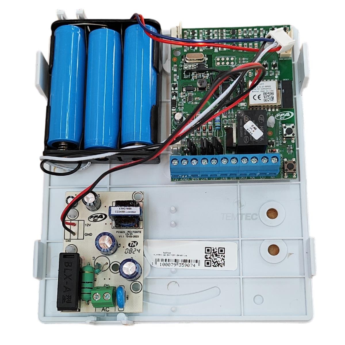 Alarme Wifi Ppa Monitoramento App Sir 4 Sensores Pet com Fio