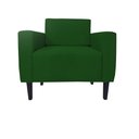 Ver imagem 1 de Poltrona Decorativa Leticia Slim Suede Verde Pés Madeira Ms Decor