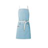 Avental Azul Claro Algodao Confeitaria Padaria Artesanato - 1