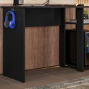 Ver imagem 3 de Mesa Escrivaninha Gamer Slim Peternella Móveis