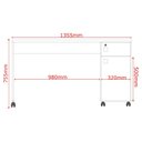Ver imagem 3 de Mesa para Computador Office Malta Lukaliam Freijo