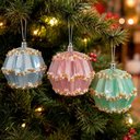 Ver imagem 5 de Bola de Natal Decoração para Árvore Colorido Kit 24