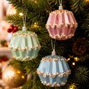 Ver imagem 6 de Bola de Natal Decoração para Árvore Colorido Kit 24