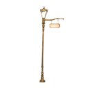 Ver imagem 1 de Poste Colonial Leblon Jardim Alumínio Suporte de Placa 234cm