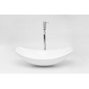 Ver imagem 4 de Kit Banheiro Cuba Pia Chanfrada + Torneira e Válvula Cromada:branco Matte