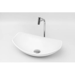 Kit Banheiro Cuba Pia Chanfrada + Torneira e Válvula Cromada:branco Matte - 2