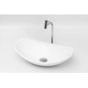 Ver imagem 2 de Kit Banheiro Cuba Pia Chanfrada + Torneira e Válvula Cromada:branco Matte