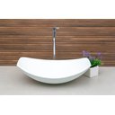 Ver imagem 3 de Kit Banheiro Cuba Pia Chanfrada + Torneira e Válvula Cromada:branco Matte