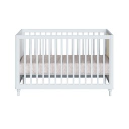 Berço Divicar Fofura Padrão Americano 2 em 1 Mini Cama - Branco - 5
