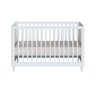 Berço Divicar Fofura Padrão Americano 2 em 1 Mini Cama - Branco - 5