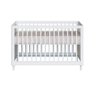 Berço Divicar Fofura Padrão Americano 2 em 1 Mini Cama - Branco - 4