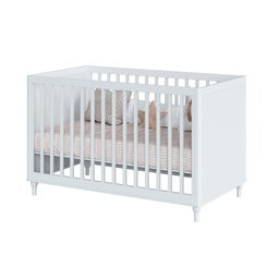 Berço Divicar Fofura Padrão Americano 2 em 1 Mini Cama - Branco - 7