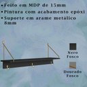 Ver imagem 3 de Prateleira Decorativa Tube Nero Artesano