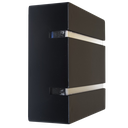 Ver imagem 1 de Arandela Externa Luminária de Parede Slim 2 Focos Soquete G9:preto/liso/110/220