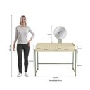 Ver imagem 4 de Mesa 2 Gavetas Espelho 110cm Sync Menta/Oasis Kappesberg