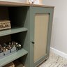 Buffet Charlotte 1 Porta Espaço para Decorações Carvalho/menta Artely Móveis - 5